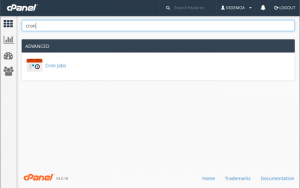 magento cron cpanel