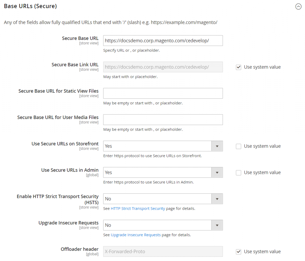 how to configure magento