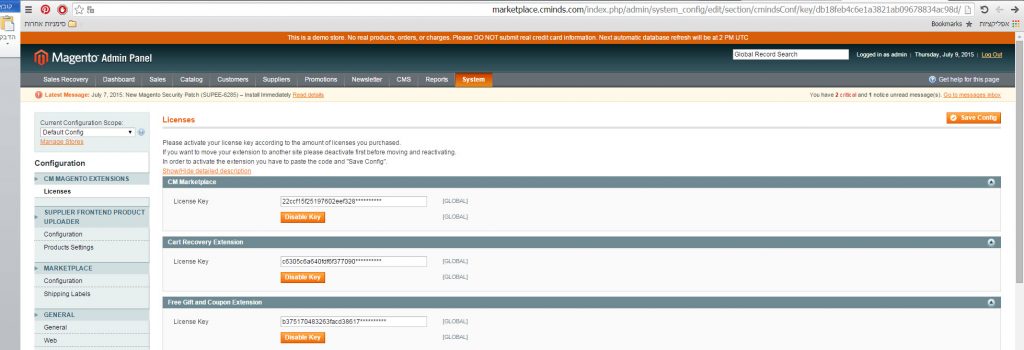 install extension in magento