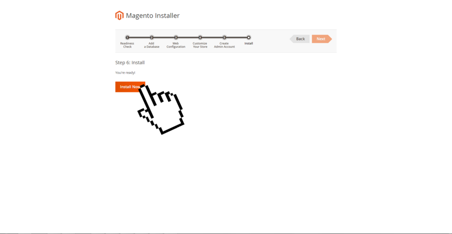 magento installation step by step