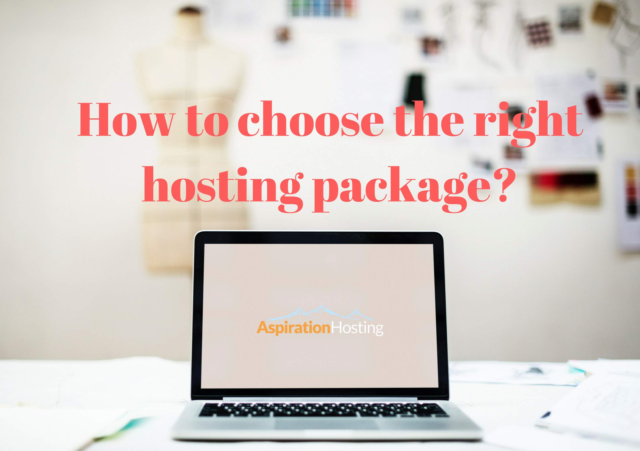 how to choose the right hosting package